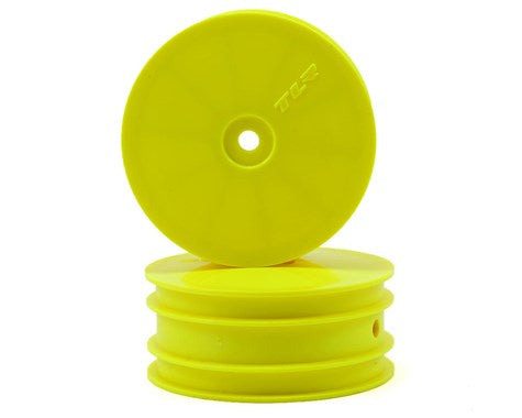 Losi TLR43004 Front Wheel, Yellow (2): 22-4