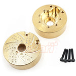 Yeah Racing TRX4-054 Brass 118g Portal Cover Front or Rear 2pcs For Traxxas TRX-4 TRX-6