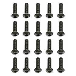 Team Associated 25211 M3x10mm Bttn Hd Hex Screw:MGT