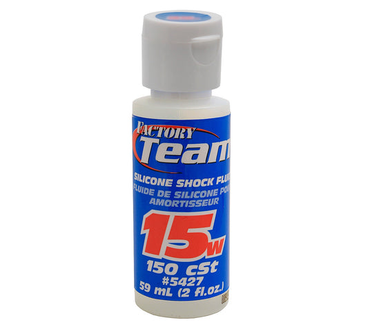 Team Associated 5427 15 weight Silicone Shock Oil, 2 Oz