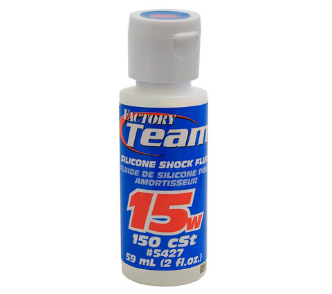 Team Associated 5427 15 weight Silicone Shock Oil, 2 Oz