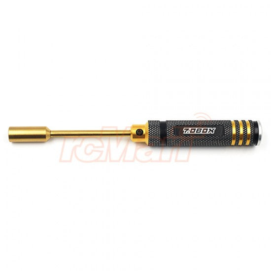 Yeah Racing YT-0192 Aluminum 7mm Lock Nut Driver Black Gold