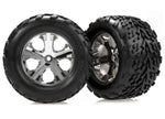 Traxxas 3668 Tires & wheels, assembled, glued (2.8') (2WD electric rear)