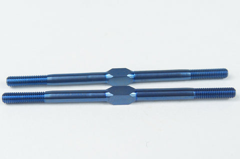 Custom Works 8536 Truespeed 2.375" Blue Titanium Turnbuckles (Pair)