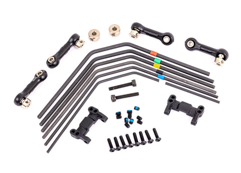 Traxxas 9595 Sway bar kit, Sledge™ (front and rear) (includes front and rear sway bars and linkage)