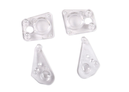 Traxxas TRX4M 9719 LED lenses, headlight (2), tail light (2) (fits #9712 body)