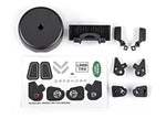 Traxxas TRX4M 9720 Grille/ mirrors, side (left & right)/ spare tire cover/ light retainers, body (front & rear, left & right)/ decal sheet (fits #9712 body)