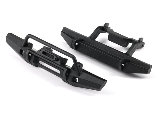 Traxxas TRX4M 9734 Bumper, front (1)/ rear (1)