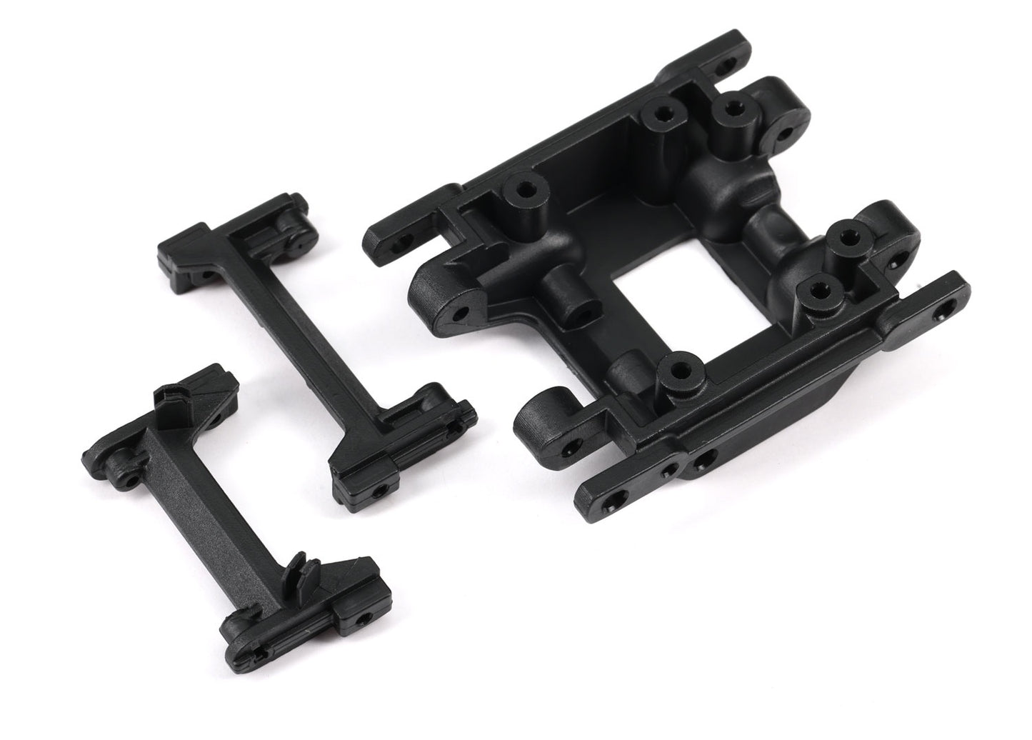 Traxxas TRX4M 9736 Skidplate, center/ bumper mount, front/ bumper mount, rear