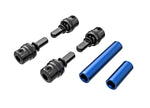 Traxxas TRX4M 9751-BLUE Driveshafts, center, male (steel) (4)