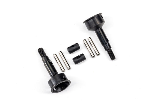 Traxxas TRX4M 9753 Stub axle, front (2)/ cross pins (2)/ drive pins (4)