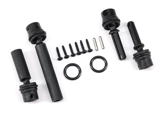 Traxxas TRX4M 9755 Driveshafts, center, assembled (front & rear)