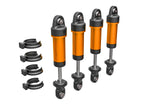 Traxxas 9764-ORNG TRX4m Shocks, GTM, 6061-T6 aluminum (orange-anodized) (fully assembled w/o springs)