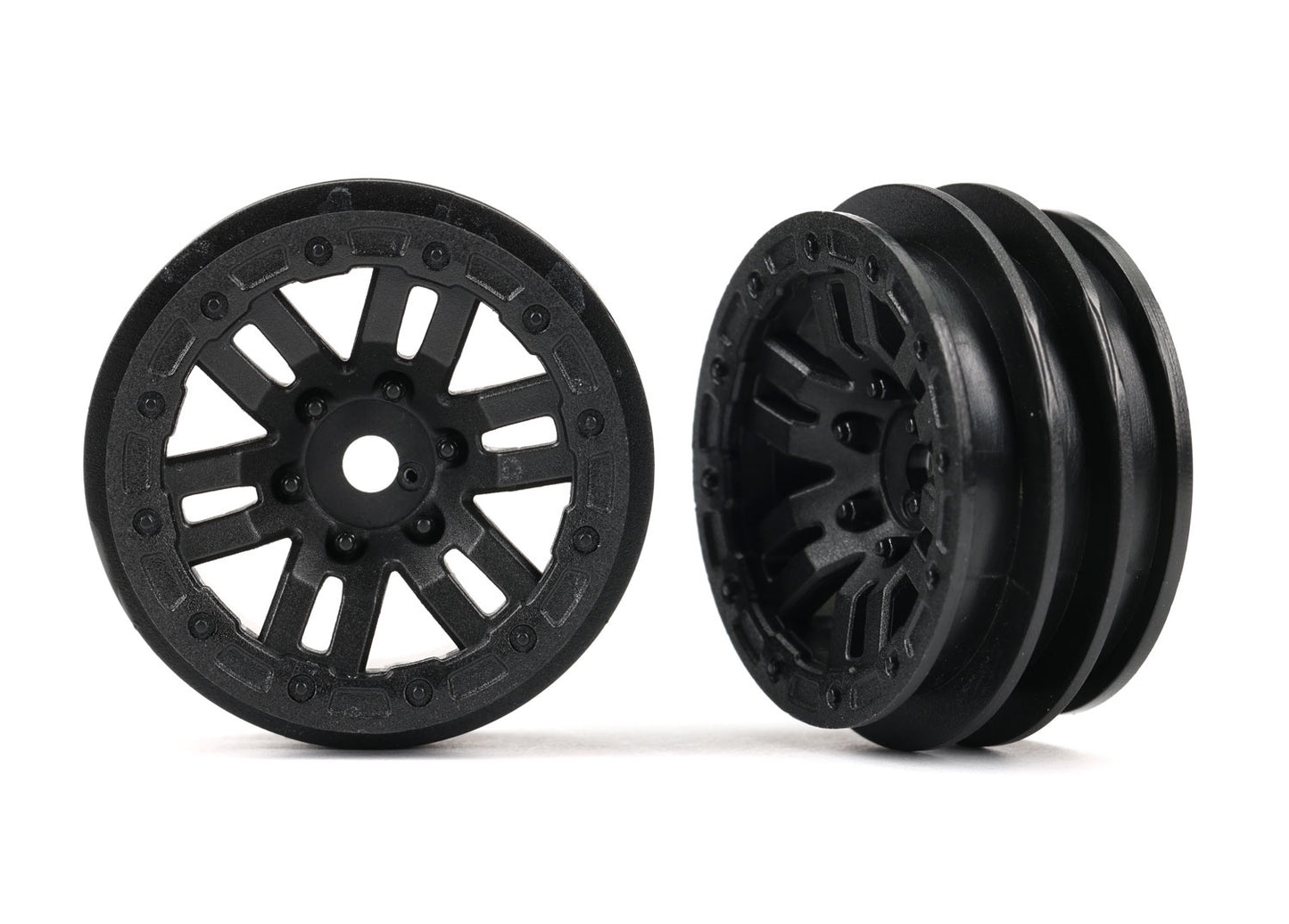 Traxxas TRX4M 9768 Wheels, 1.0" (black) (2)