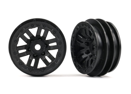 Traxxas TRX4M 9768 Wheels, 1.0" (black) (2)