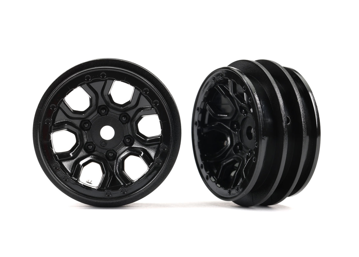Traxxas TRX4M 9770 Wheels, 1.0" (black) (2)