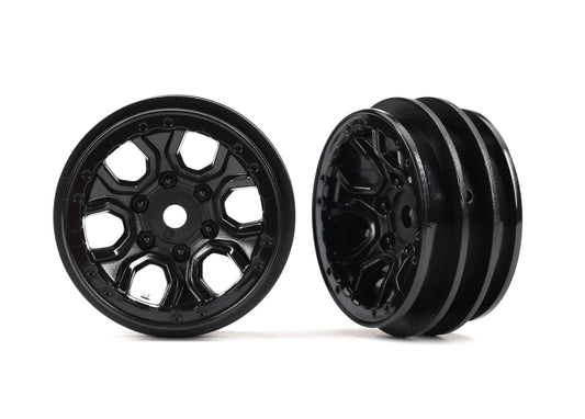 Traxxas TRX4M 9770 Wheels, 1.0" (black) (2)