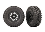 Traxxas TRX4M 9773 Tires & wheels, assembled (black 1.0" wheels, Canyon Trail 2.2x1.0" tires) (2)