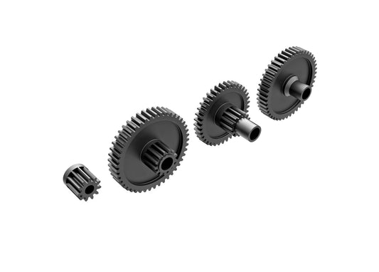 Traxxas TRX4M 9776R Gear set, transmission, low range (crawl) (40.3:1 reduction ratio)/ pinion gear, 11-tooth