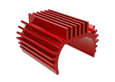 Traxxas TRX4M 9793-RED Heat sink, Titan® 87T motor (6061-T6 aluminum, red-anodized)