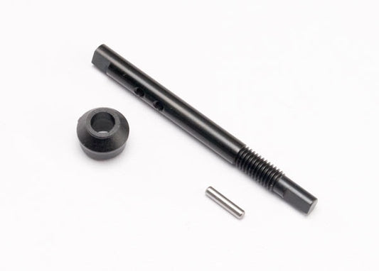 Traxxas 6893R Input shaft (slipper shaft)/ bearing adapter (1)/pin (1) 0.025