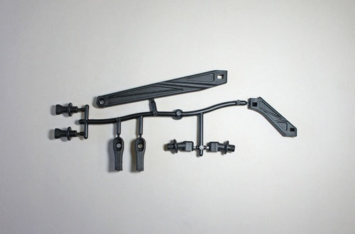 Mugen E2163a Front or Rear Tension Rods & Body Mounts: MBX8T, MBX8TE