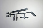 Mugen E2163A Front or Rear Tension Rods & Body Mounts: MBX8T, MBX8TE