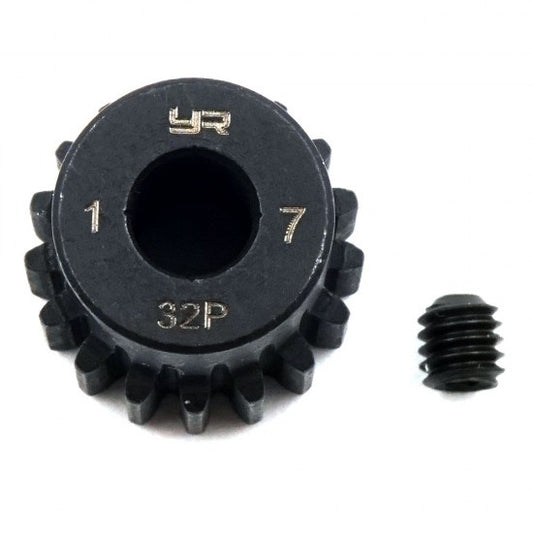 Yeah Racing MG-32005 HD Steel 5mm Bore Motor Gear/Pinions 32 Pitch 17 Tooth