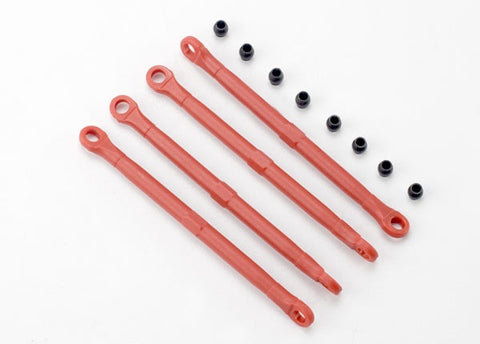Traxxas 7138 Toe link, front & rear (molded composite) (red) (4)/ hollow balls (8) 0.03