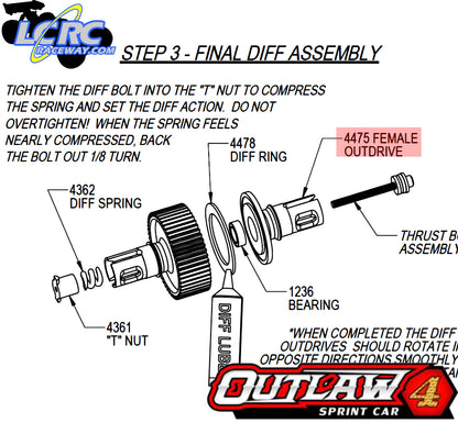 Custom Works 4475 Gear Box Outdrives (Male & Female Outdrive Included)