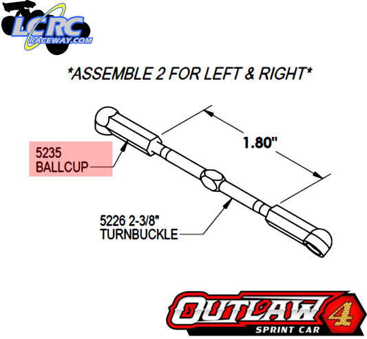 Custom Works 5235 Long Ball Cups (Pack of 4)