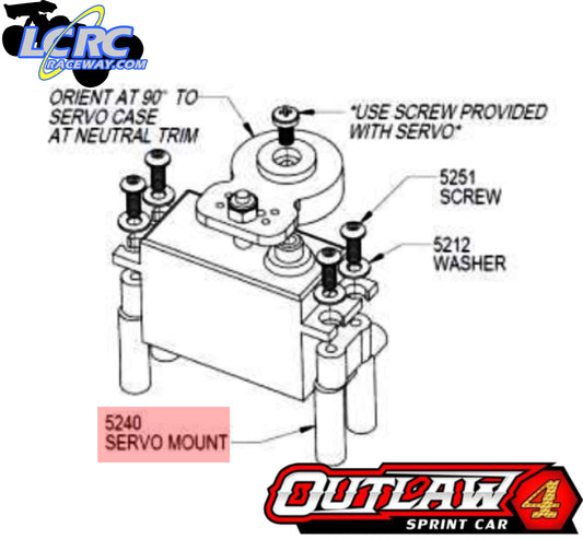Custom Works 5240 Servo Mounts