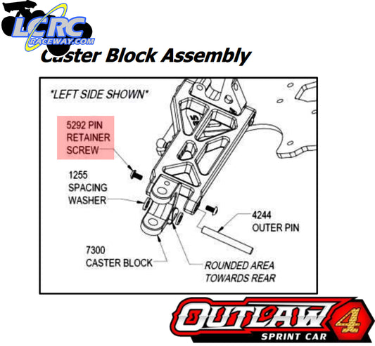Custom Works 5292 Suspension Pin Retainer Screws (Pack of 8)