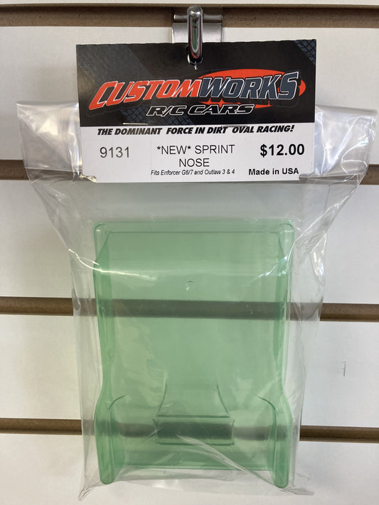 Custom Works 9131 Eldora Sprint Nose (Enforcer G6/7 and Outlaw 3 & 4)