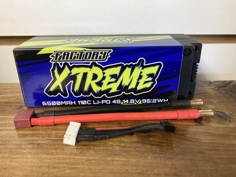 Factory Xtreme FX 6500 SB Race Pack 110c 4s (5mm Bullets)
