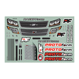 ProtoForm PRM122721 1/10 ORT Truck Clear Body: Oval