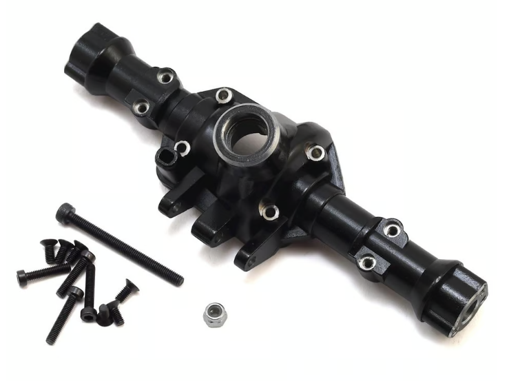 Yeah Racing YEA-TRX4-046BK Traxxas TRX-4 Alloy Rear Axle Housing (Black) (Titanium Coated)