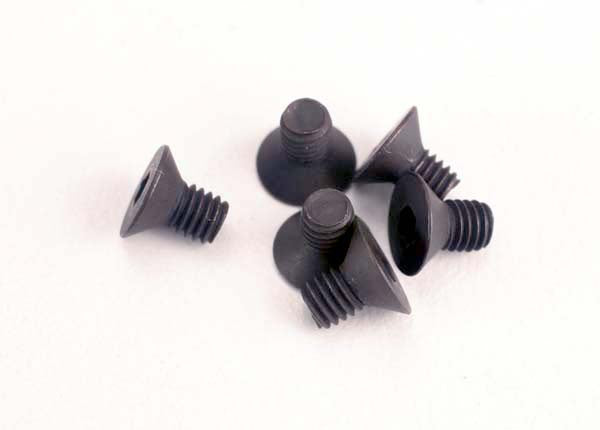 Traxxas 2549 Screws, 3x5mm countersunk machine (6) (hex drive) 0.015