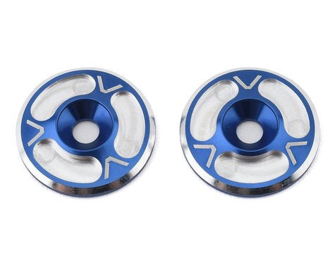 Avid RC AVD10012-BLU Triad HD Wing Mount Buttons (2) (Blue/Silver)