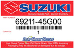 Suzuki 69211-45G00 Rear Brake Disc Rotor Stock OEM 69211-45G00