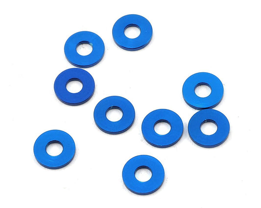 Team Associated 31385 Bulkhead Washers,7.8x1.0mm, blue AL