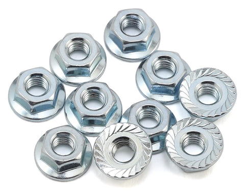 Team Associated 91826 Nuts, M4 Serrated Wheel Nuts