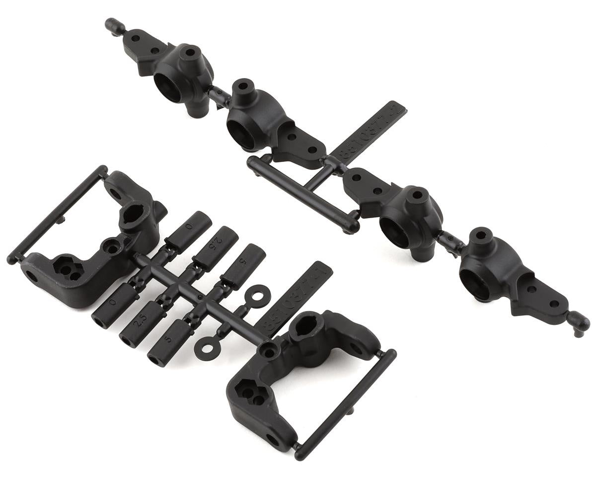 Team Associated 91901 RC10B6.4 -1mm Scrub Caster & Steering Blocks