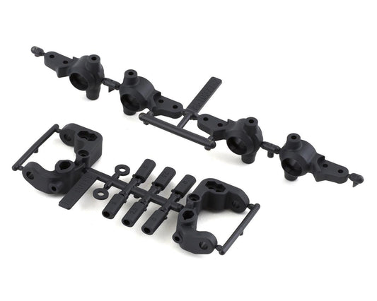 Team Associated 91985 RC10B6.4 -1mm Scrub Caster & Steering Blocks (Carbon)