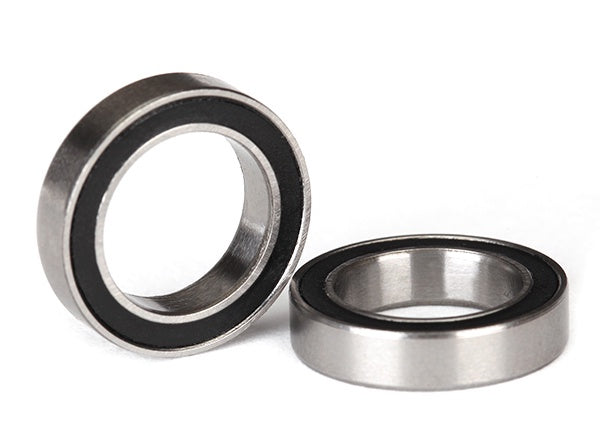 Traxxas 5120A - Ball bearings, black rubber sealed (12x18x4mm) (2)