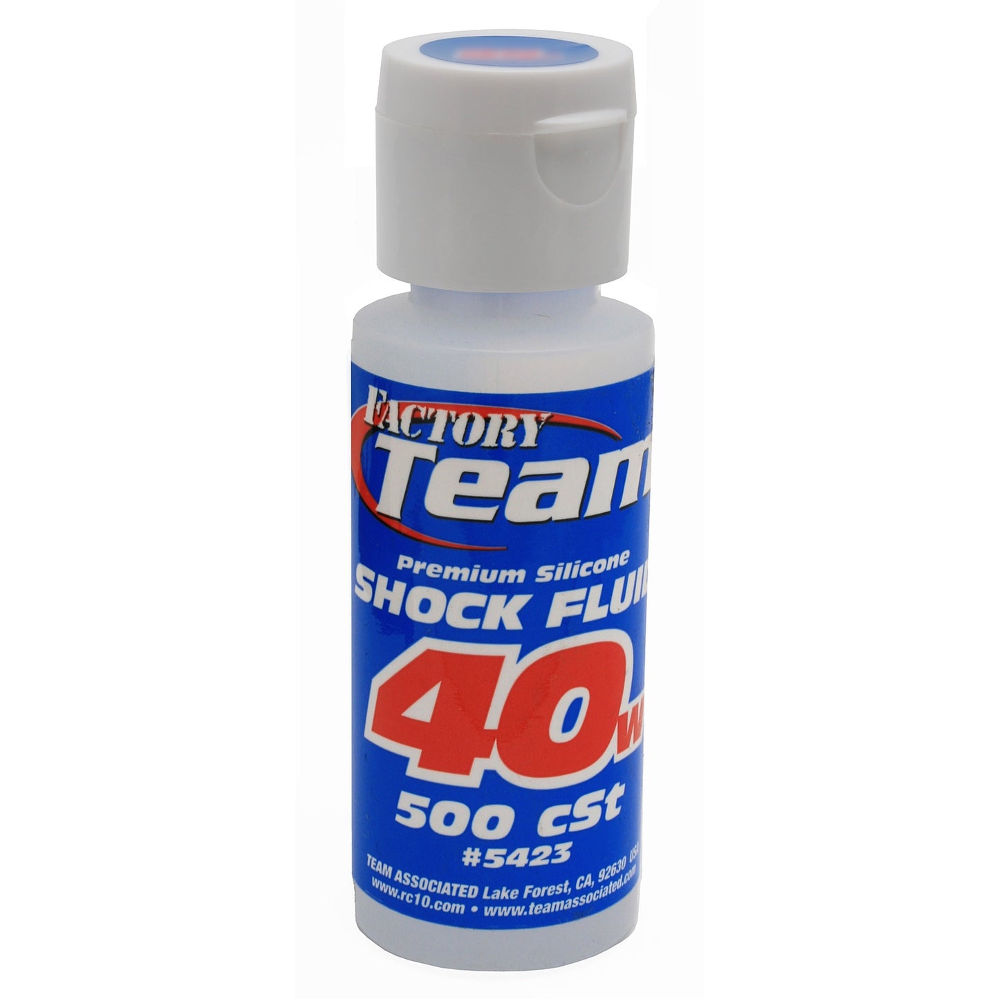Team Associated 5423 SiliconeShockFluid,40 weight 2oz 500 CT