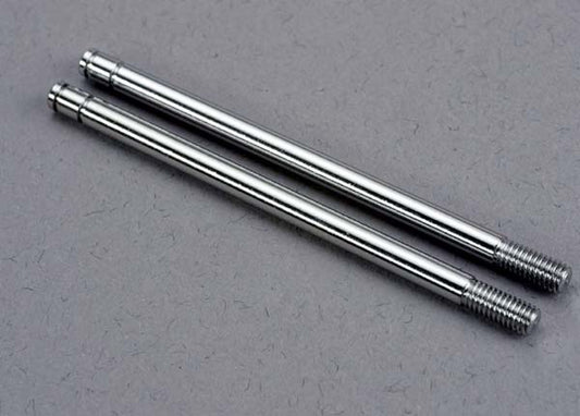Traxxas 2656 Shock shafts, steel, chrome finish (xx-long) (2\)