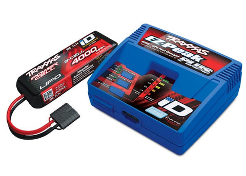 Traxxas 2994 - Battery/charger completer pack (includes #2970 iD® charger (1), #2849X 4000mAh 11.1v 3-Cell 25C LiPo Battery (1))