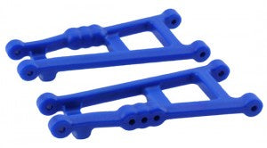 RPM 80185 Rear A-Arms(2),Blue: Rustler Stampede