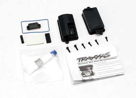 Traxxas 3628 - Box, receiver (sealed)/ foam pad/2.5x8mm CS (4)/ 3x10mm CS (2)